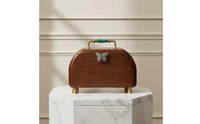 Jewelry Storage Box with Mirror Wooden Jewelry Chest with Drawers Mirrored for Bedroom