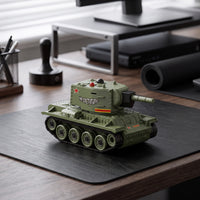 Desktop-Size Infrared Battle Tank Multiplayer Wireless Control Tank Realistic Vehicle Safe for Table-Top Play