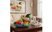 Peacock Fruit Tray Gift Idea Peacock Serving Tray Food Decorative Appetizer Plate for Seafood Display