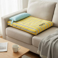 Pet Bed with Pillow Removable Cover Sofa Pet Bed Cushioned Support for Indoor