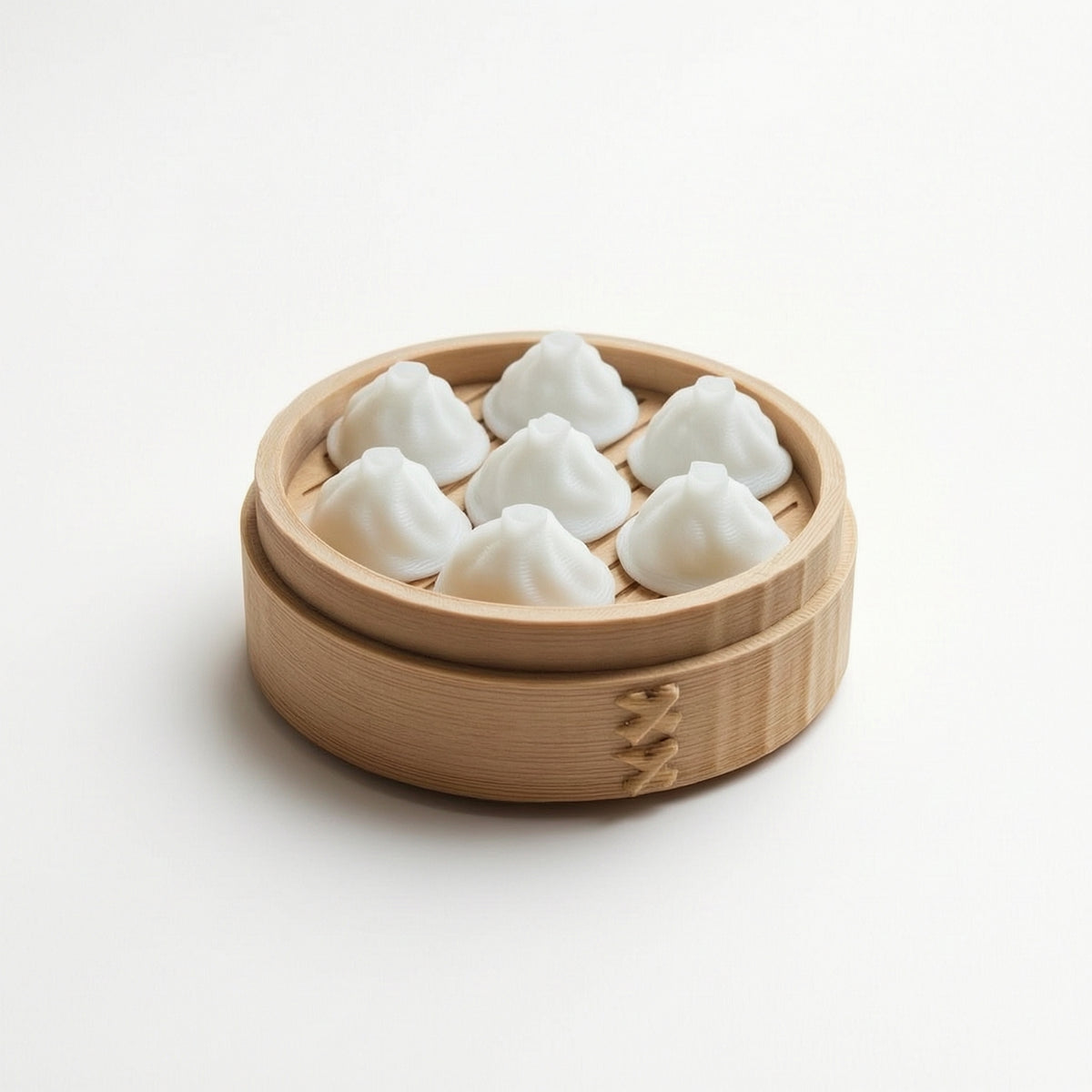 Dumpling Holder Decorative Steamer Basket Holder Round Layered for Refrigerator