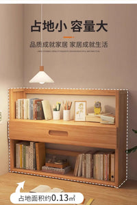 桌面书架桌上置物架家用卧室简易化妆品收纳整理架书桌多层展示架