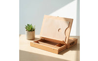 Tabletop Easel with Drawer Beechwood Table Easel with Drawer Portable Sketch Box for Students, Classroom