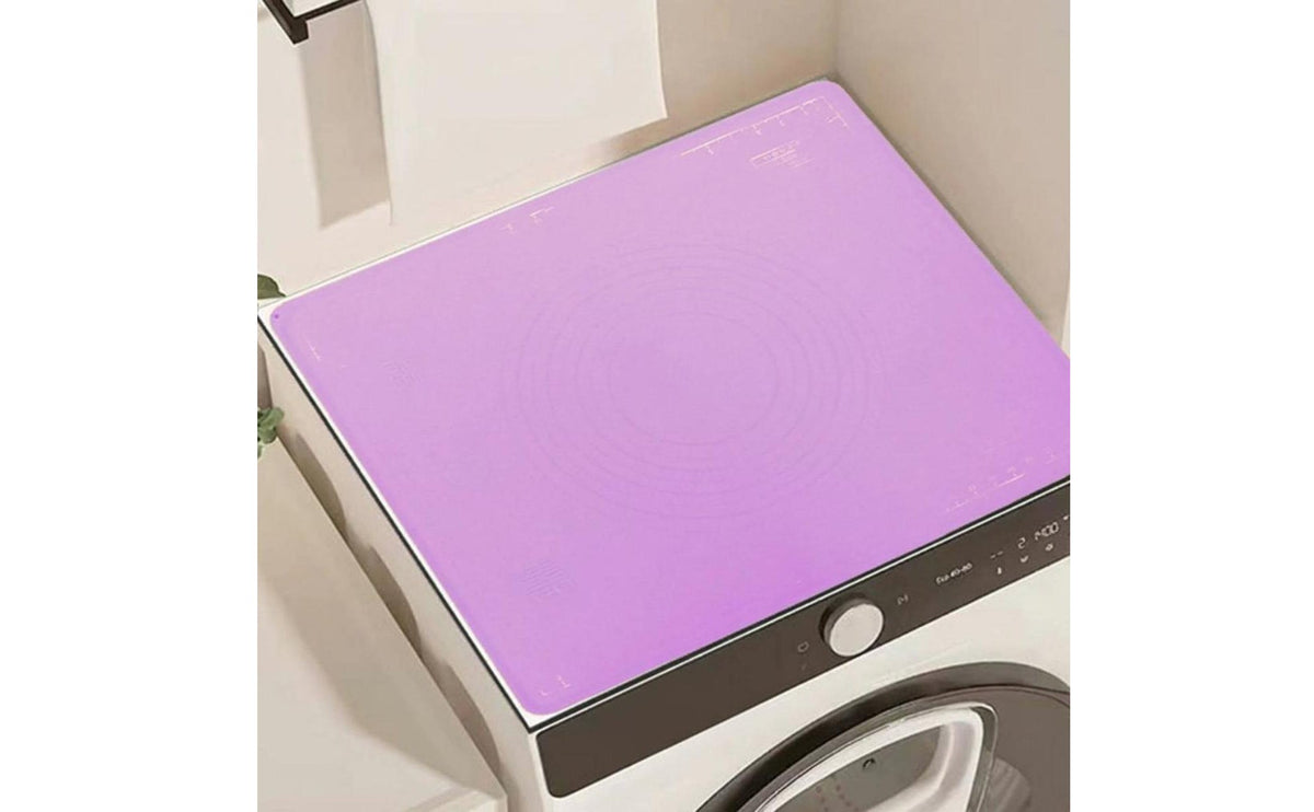 Dust-Proof Silicone Appliance Mat Multi-Functional Washing Machine Top Cover Heat Resistant Refrigerator Top Protector Easy to Clean for Kitchen, Laundry Room