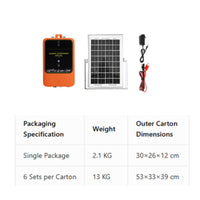 Solar Electric Fence Power Single-Unit Weather Resistant Solar Fence Charger