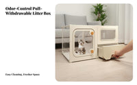 Integrated Feline Enclosure Panoramic View Pet Playpen Sturdy Construction