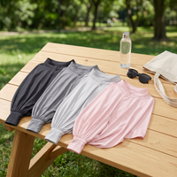 Women's UV Protection Sun Shawl Ice Silk Breathable Cape for Cycling and Outdoor Activities