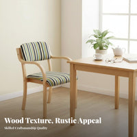 Wooden Armchair with supportrest sturdy Wood Armchair with Wooden Legs support supporting