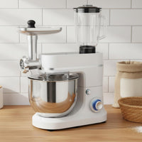 8L Food Mixer Anti-Splash Lid Multifunctional Kitchen Machine Quiet Operation