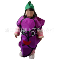 六一儿童节环保演出服天气预报月亮星星幼儿园表演蔬菜节目装扮服