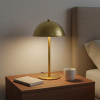 Ambient Night Light Minimalist Design Bedside Lamp Metal Shade for Restaurant