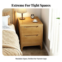 Slim Bedside Drawer Unit Space-Saving Design Nightstand Multi-Functional