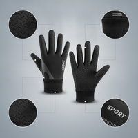 Kids' Figure Skating Warm Gloves - Unisex Short Track Speed Skating Training, Fleece-Lined, Waterproof, Non-Slip Cycling Gloves