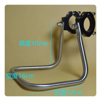 Cycle Front Rack 304 Stainless Steel Front Cargo Carrier Lightweight Design