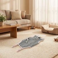 Recovery Suit for Cats with Tie Closure, Sleeveless Breathable Post-Surgery Wear, Anti-Licking Cat Suit for After Surgery
