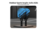 Paddle Racket Easy to Learn Pickleball Racket Lightweight Athletic Gear for Beginners, Students, Family Games, Outdoor