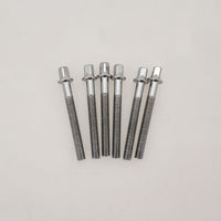 Drum Set Short Screws 6-Pack Iron Electroplated Bass Drum Toms Screws Percussion Accessories