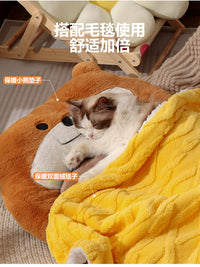 猫窝四季通用沙发床猫咪睡窝冬季保暖冬天宠物用品宠物睡垫猫垫子