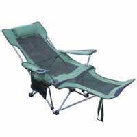 Adjustable Folding Lounger Reclining Function for Anglers