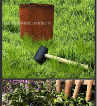 现货5m耐候钢花边 耐候板户外金属花园围边 道路两边插地式围边