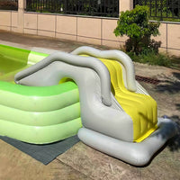 Inflatable Slide Pool for Kids, Thickened PVC, Anti-Tip Design