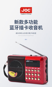 跨境供应多波段短波数字收音机 便携双波段调频调谐FM收音机厂家