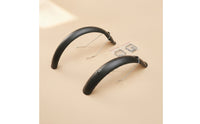 Wide Snow Bike Fenders Extended Oversized Tire Bike Mudguards Curved Mudguards with Support Rods Sturdy for Cyclists, Wet Weather Commuting