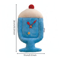 Ice Cream Wall Clock Colorful Ice Lolly Clock Noiseless Mechanism Home Decor