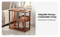 Tea Ceremony Stand Mortise and Tenon Joinery Storage Cabinet New Chinese Design