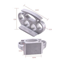 Aluminum Meat Tenderizer Compact Chicken Pounder Cutout Grip