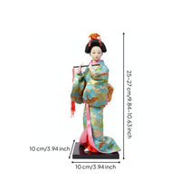 Japanese Geisha Doll Handmade Kimono Doll Figurine Intricate Craftsmanship