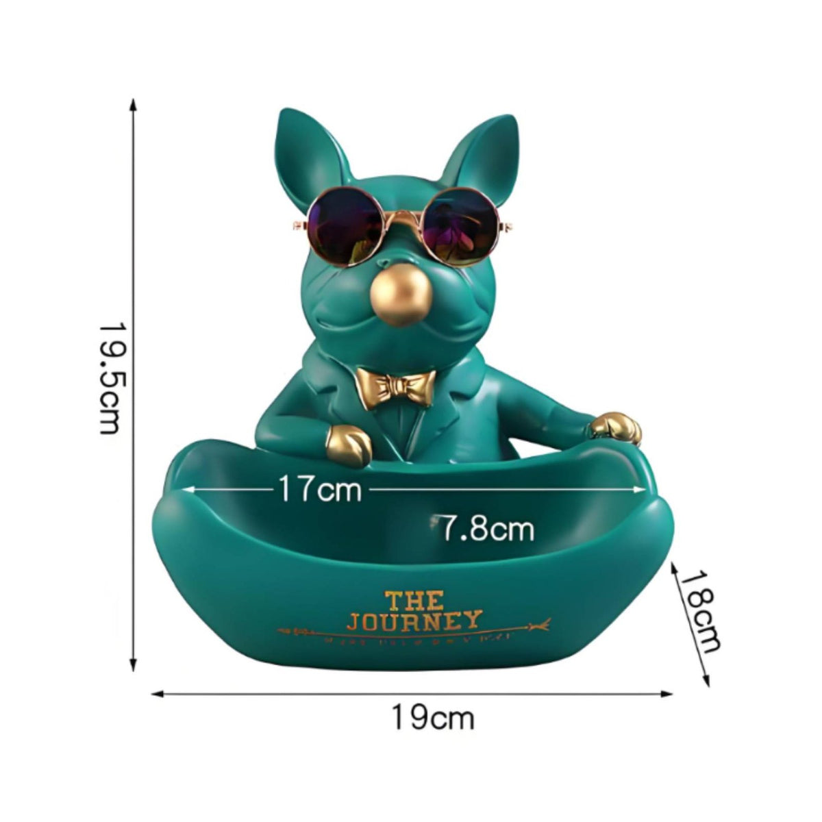 French Bulldog Key Holder Handmade Dog Key Holder Mess Organizer for Desk