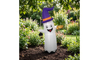 Outdoor Halloween Inflatable Ghost Standing Ghost Decoration with Lantern Bright Huge for Party Displays