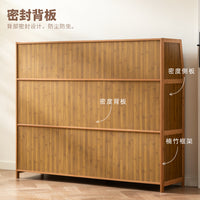 Kitchen Sideboard Storage Cabinet for Living Room Floor Standing Vintage Style Coffee Tea Cabinet