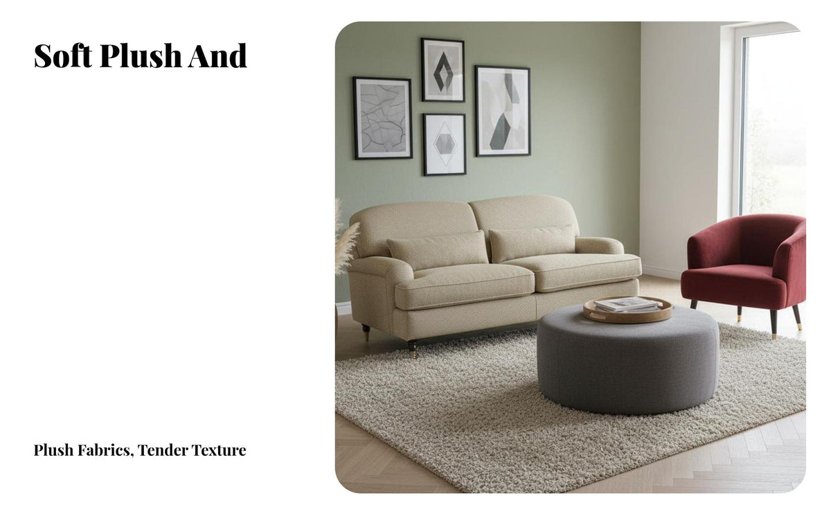 Modern North American design high-rear Armchair plush fabric Upholstery Wheeled high-rear Armchair Caster Front Legs Accent Chair High rear Support for Interior Designers, Homeowners, Readers, Lounge Area, Bedroom, Home Office, perusing corner