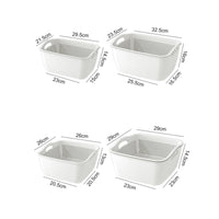 Double Layer Drain Basket Easy Draining 2 in 1 Colander Bowl Set Large Capacity