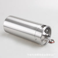 4L加压迷你小桶304不锈钢精酿啤酒桶啤酒罐keg小桶家酿自制啤酒