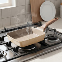 Tamagoyaki Pan Deepened Design Deep Nonstick Skillet Ceramic Coating