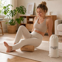 Myga Cork Fascia Ball Set for Fitness, Massage, Neck and Lumbar Rehabilitation, Small Yoga Peanut Ball