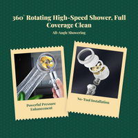 High Pressure Handheld Shower Head, Adjustable Modes