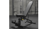 Bench with Leg Rollers Commercial Padded Weight Bench Steel Frame