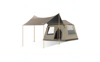 Automatic Inflation Inflatable Tent with Tarp Easy to Set up Tarp Tent Spacious Shelter Tear Resistant for Overnight Stays