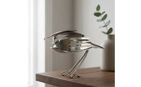 Robin Figurine Handmade Look Scrap Metal Bird Decor Rustic Aesthetic