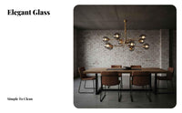 Glass Lamp Shade Minimalist Design Round Glass Globe Heat Dissipation Hole Lighting Accessory