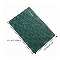 2 Pieces Numbered Markings Craft Mat Rounded Corners Grid Cutting Mat Rectangular for Crafting