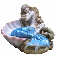 Mermaid Figurine Realistic Design House Decoration for Aquarium Hobbyists
