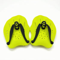 Contoured Swim Hand Paddles Curved Swimming Hand Paddles Gear Perforated Ergonomic for Swimmers, Front Crawl Practice