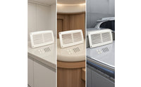 Rectangular Ventilation Louver Cover Slatted ABS Vent Cover with Screws Surface-Mount Slim for Yacht