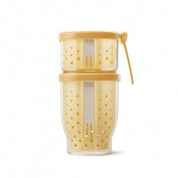 Fruit Cup Portable Travel Food Container with Lid Reusable for Car, Commuters