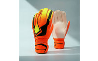 Padded Goalkeeper Gloves with Strap Breathable Goalkeeper Gloves with Finger Saves Adjustable Long-Lasting for Goalkeepers